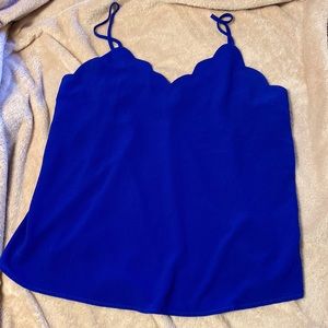 Royal Blue Camisole Top L NWOT